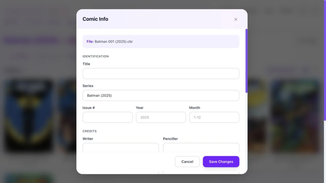 Metadata editor